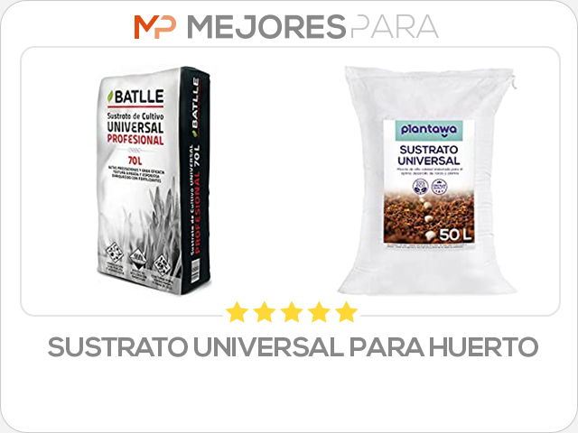 sustrato universal para huerto