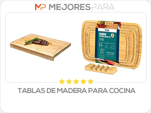 tablas de madera para cocina