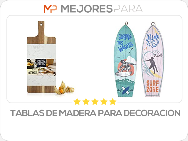 tablas de madera para decoracion