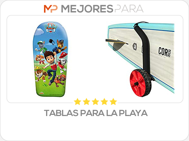 tablas para la playa