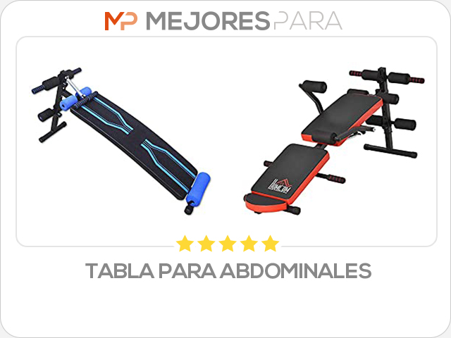 tabla para abdominales