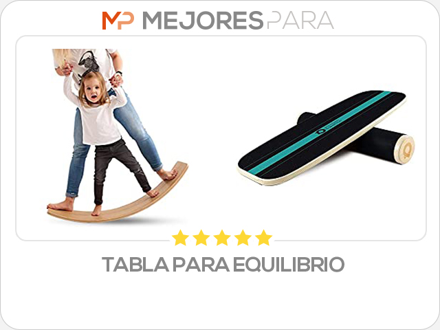 tabla para equilibrio