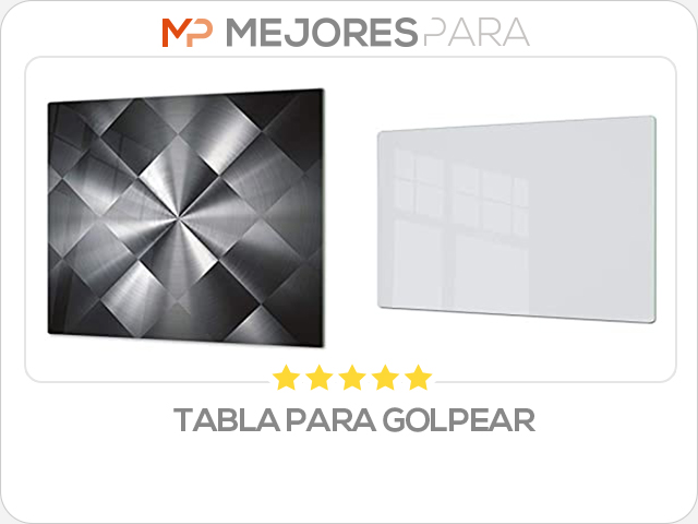 tabla para golpear