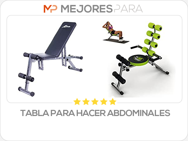 tabla para hacer abdominales