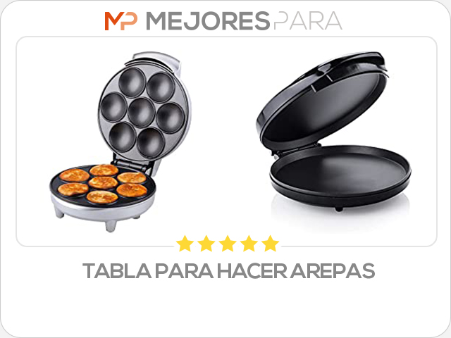 tabla para hacer arepas