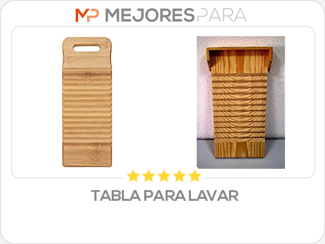 tabla para lavar