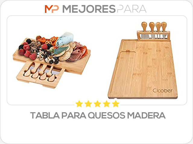 tabla para quesos madera