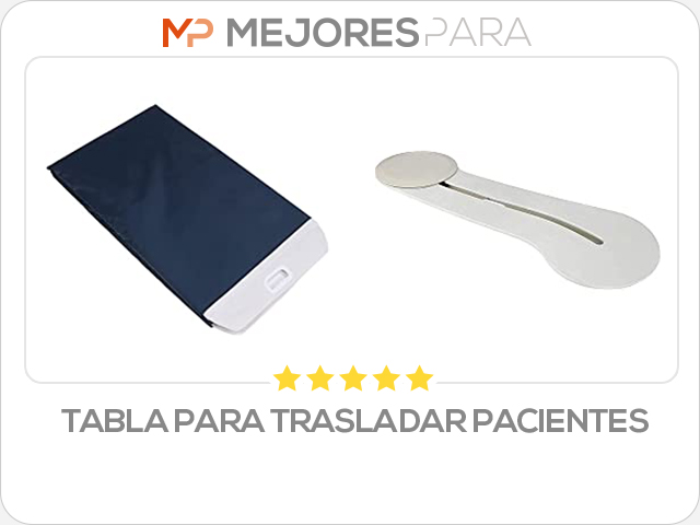 tabla para trasladar pacientes