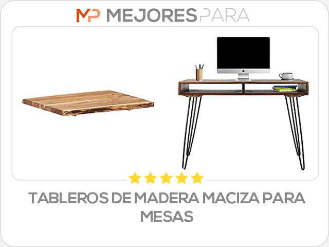 tableros de madera maciza para mesas