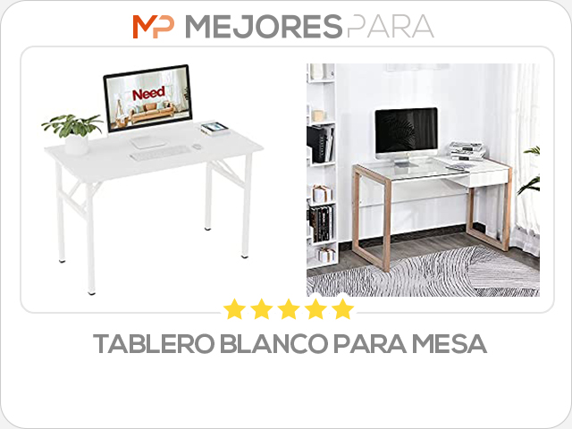 tablero blanco para mesa