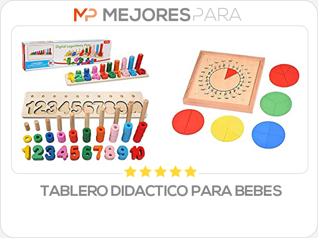 tablero didactico para bebes