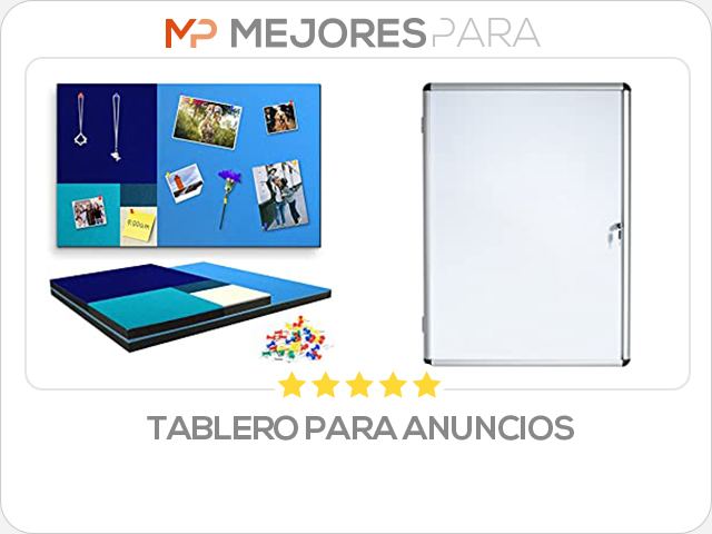 tablero para anuncios