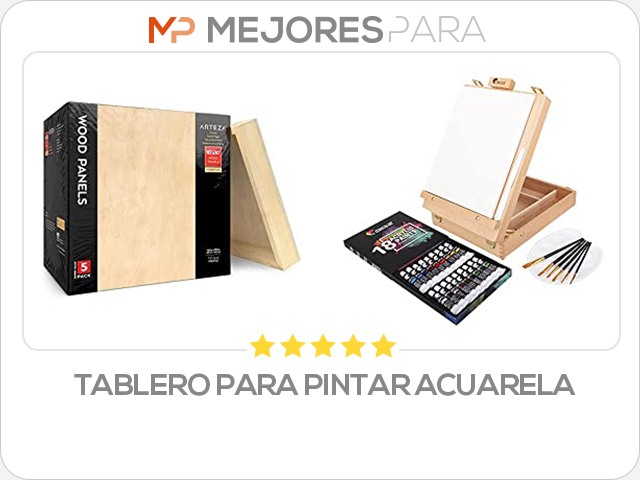 tablero para pintar acuarela