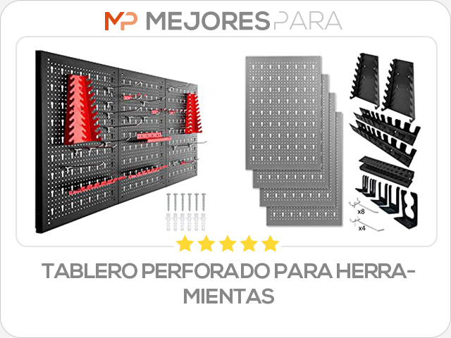 tablero perforado para herramientas