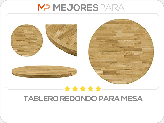 tablero redondo para mesa