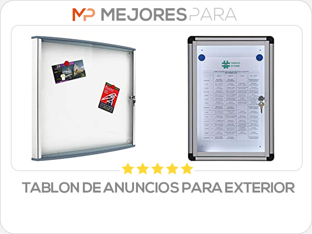 tablon de anuncios para exterior