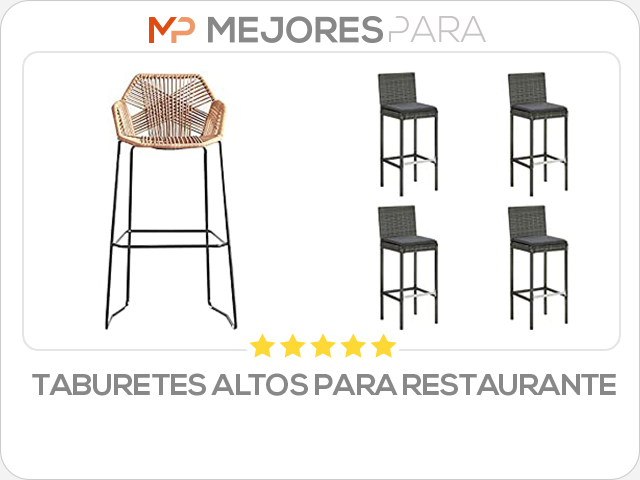 taburetes altos para restaurante