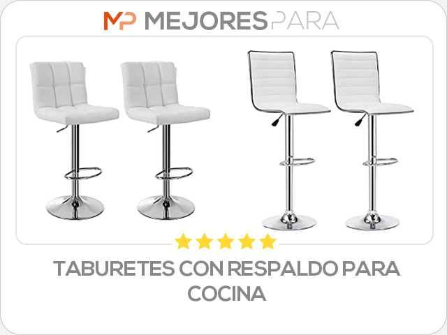 taburetes con respaldo para cocina