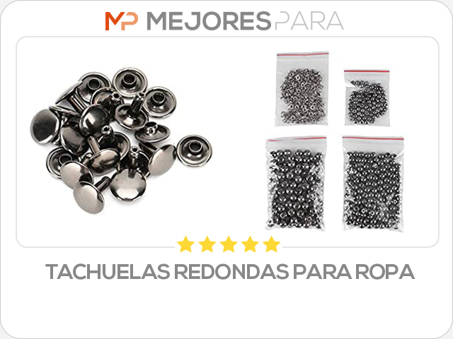 tachuelas redondas para ropa