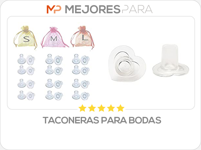 taconeras para bodas