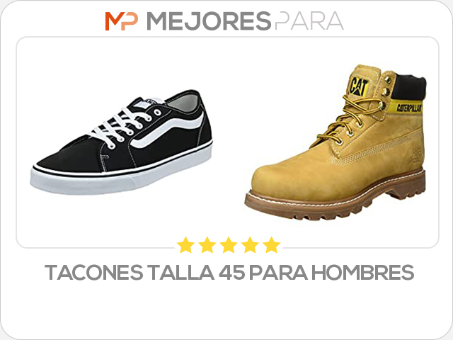 tacones talla 45 para hombres