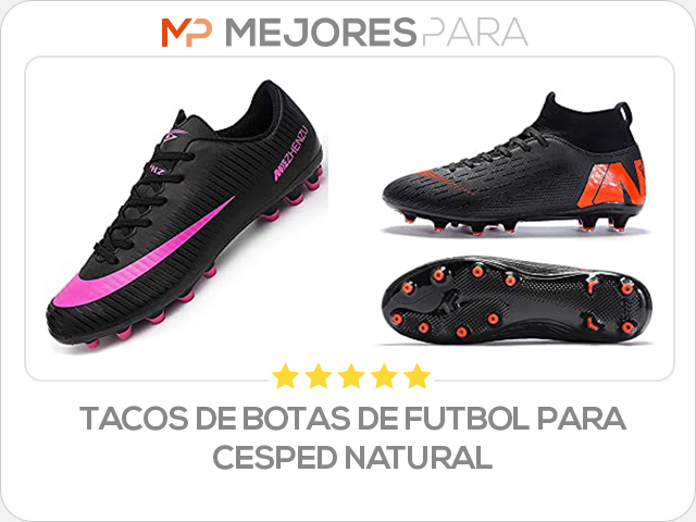 tacos de botas de futbol para cesped natural