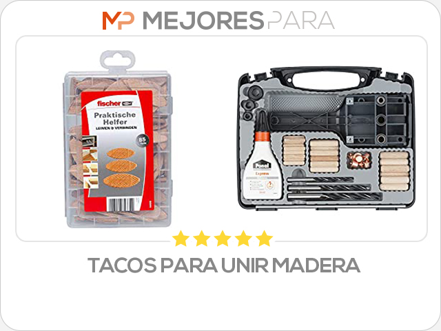 tacos para unir madera