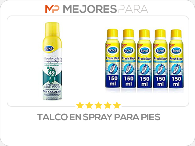 talco en spray para pies