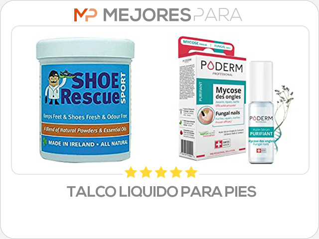 talco liquido para pies