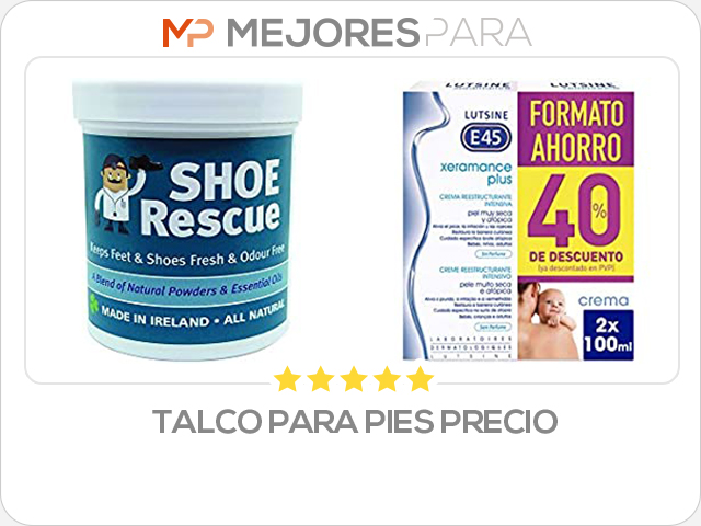 talco para pies precio