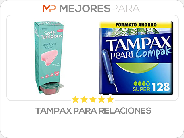 tampax para relaciones