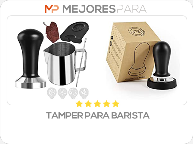 tamper para barista