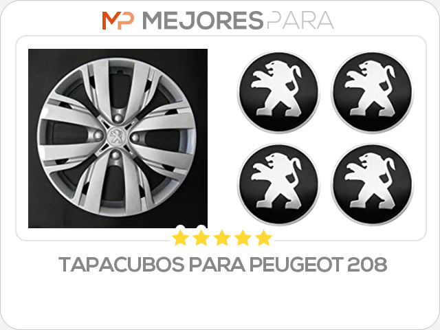 tapacubos para peugeot 208