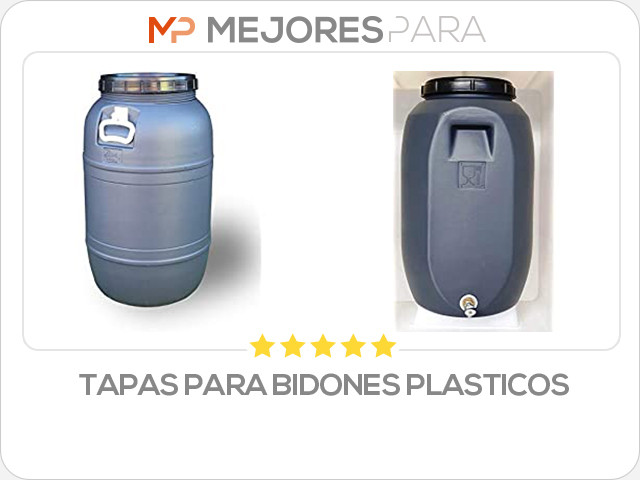 tapas para bidones plasticos