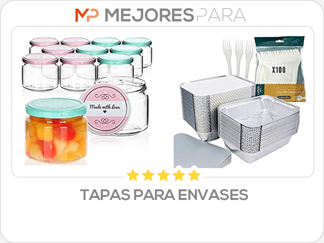 tapas para envases