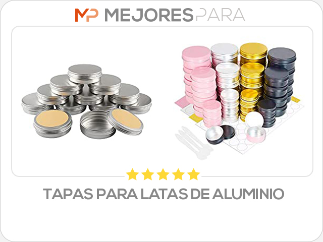 tapas para latas de aluminio