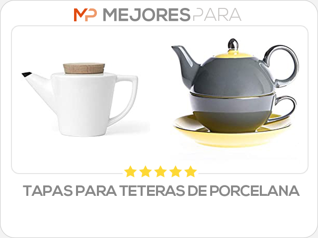 tapas para teteras de porcelana