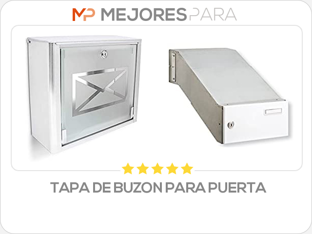 tapa de buzon para puerta