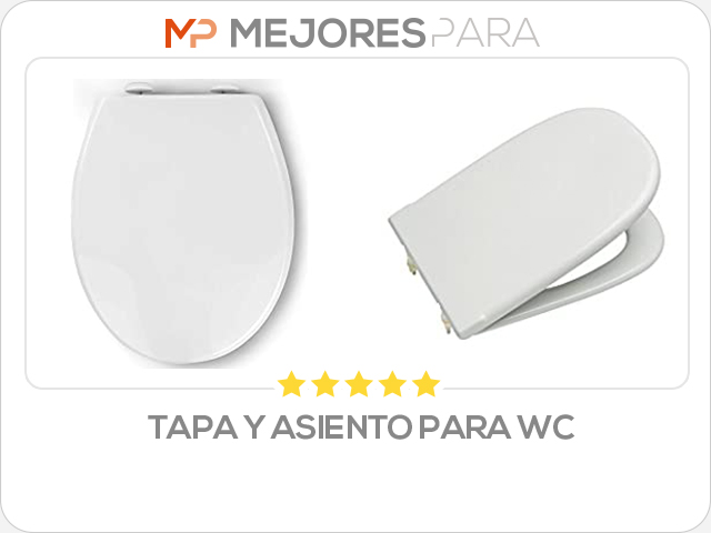 tapa y asiento para wc