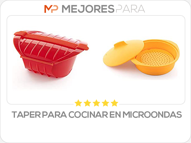 taper para cocinar en microondas