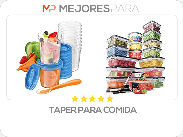 taper para comida