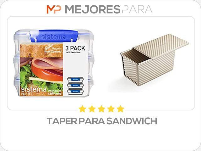 taper para sandwich