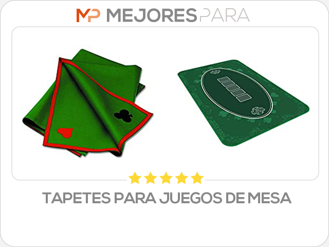 tapetes para juegos de mesa