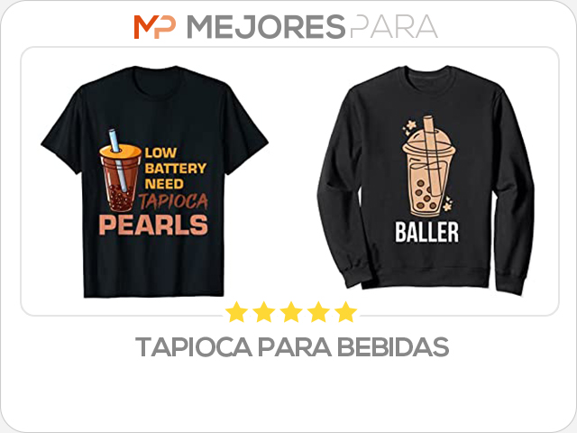 tapioca para bebidas