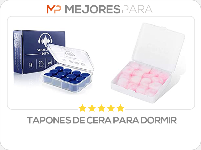 tapones de cera para dormir