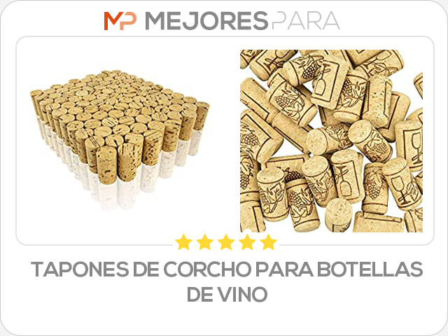 tapones de corcho para botellas de vino