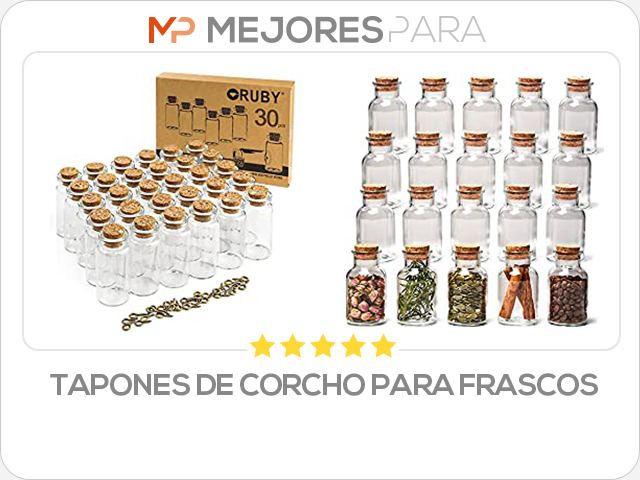 tapones de corcho para frascos