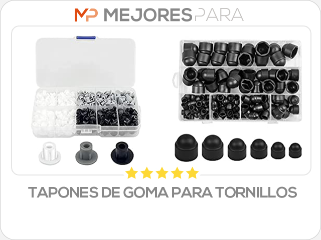 tapones de goma para tornillos