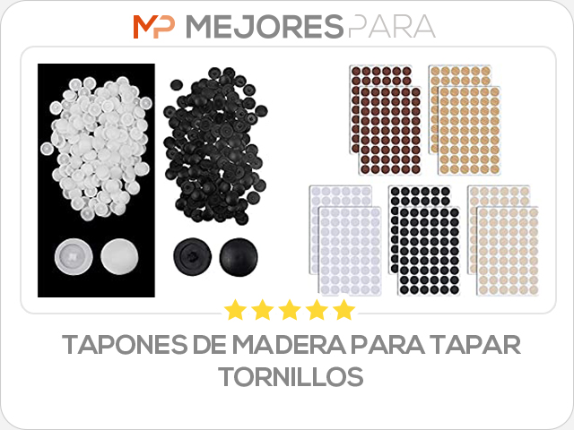 tapones de madera para tapar tornillos