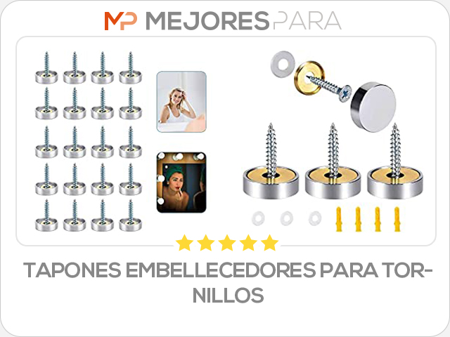 tapones embellecedores para tornillos